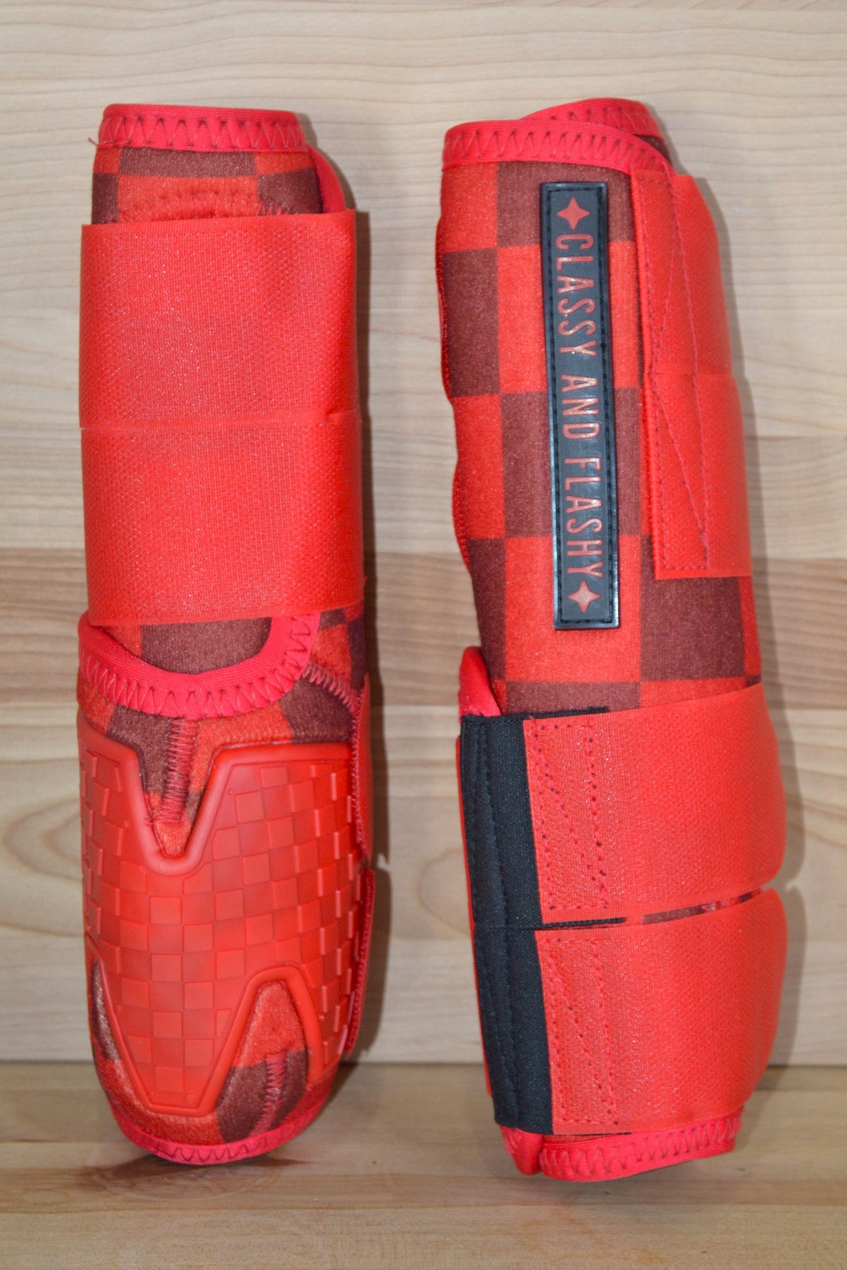 Red Checker Sport Boots