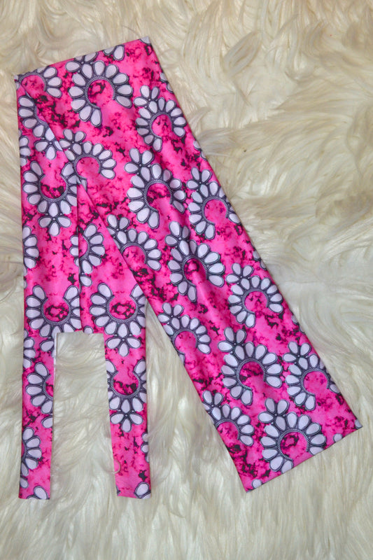 Pink White Cowgirl Jewel Tail Bag