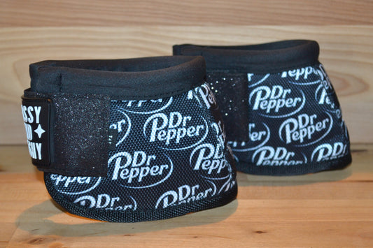 Classic Doctor with Black Sparkle Straps Bell Boots