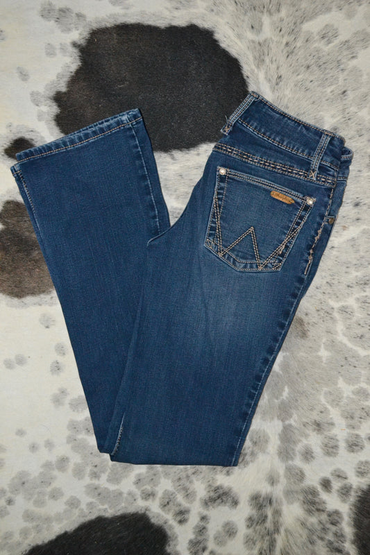 Wrangler Size 1/2 with a 32 Inseam