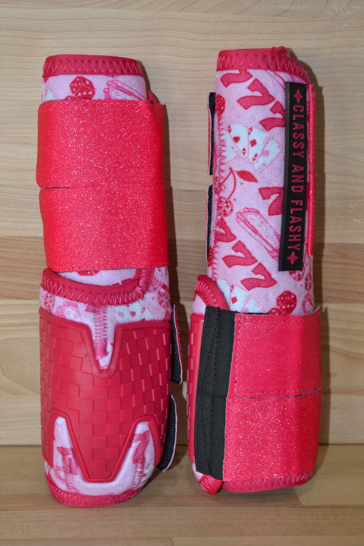 Pink 777 with Pink Sparkle Straps Sport Boots