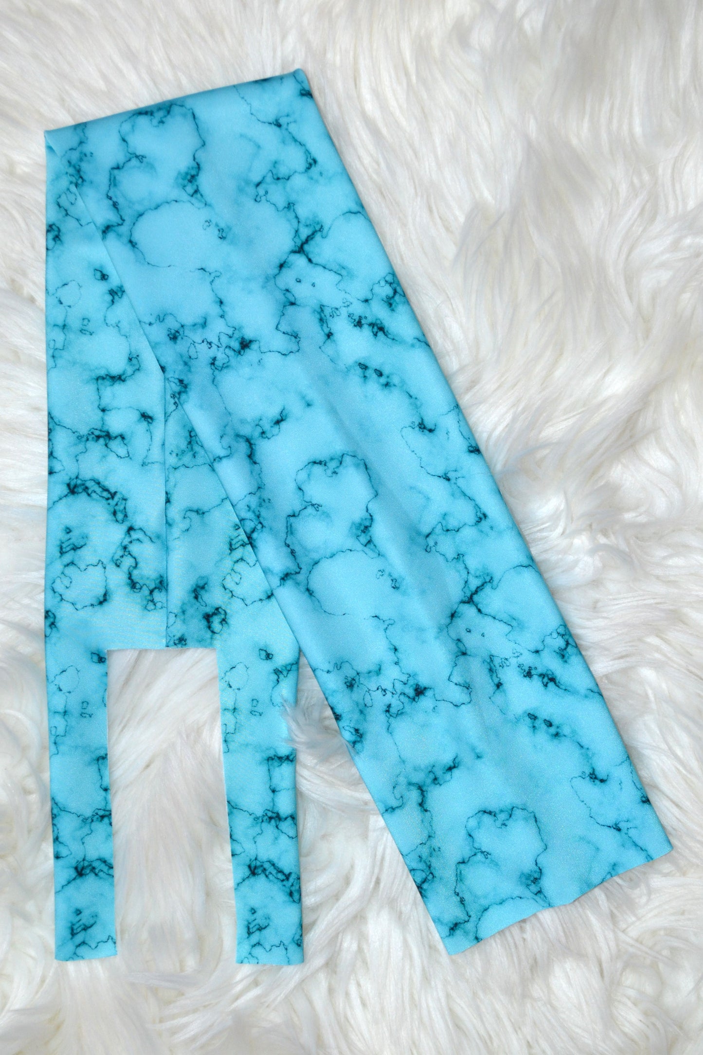 Turquoise Marble Tail Bag