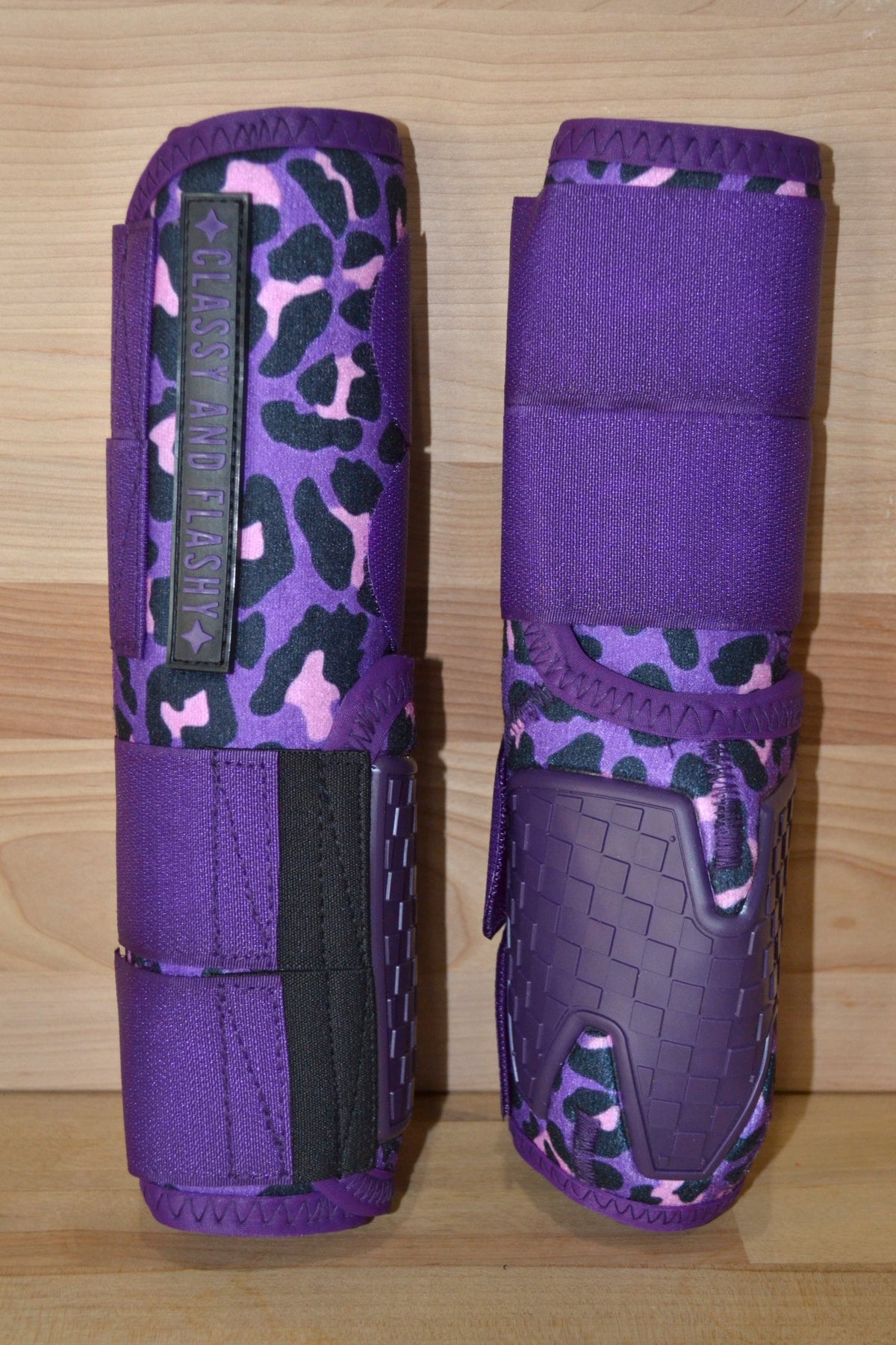 Purple Cheetah Sport Boots