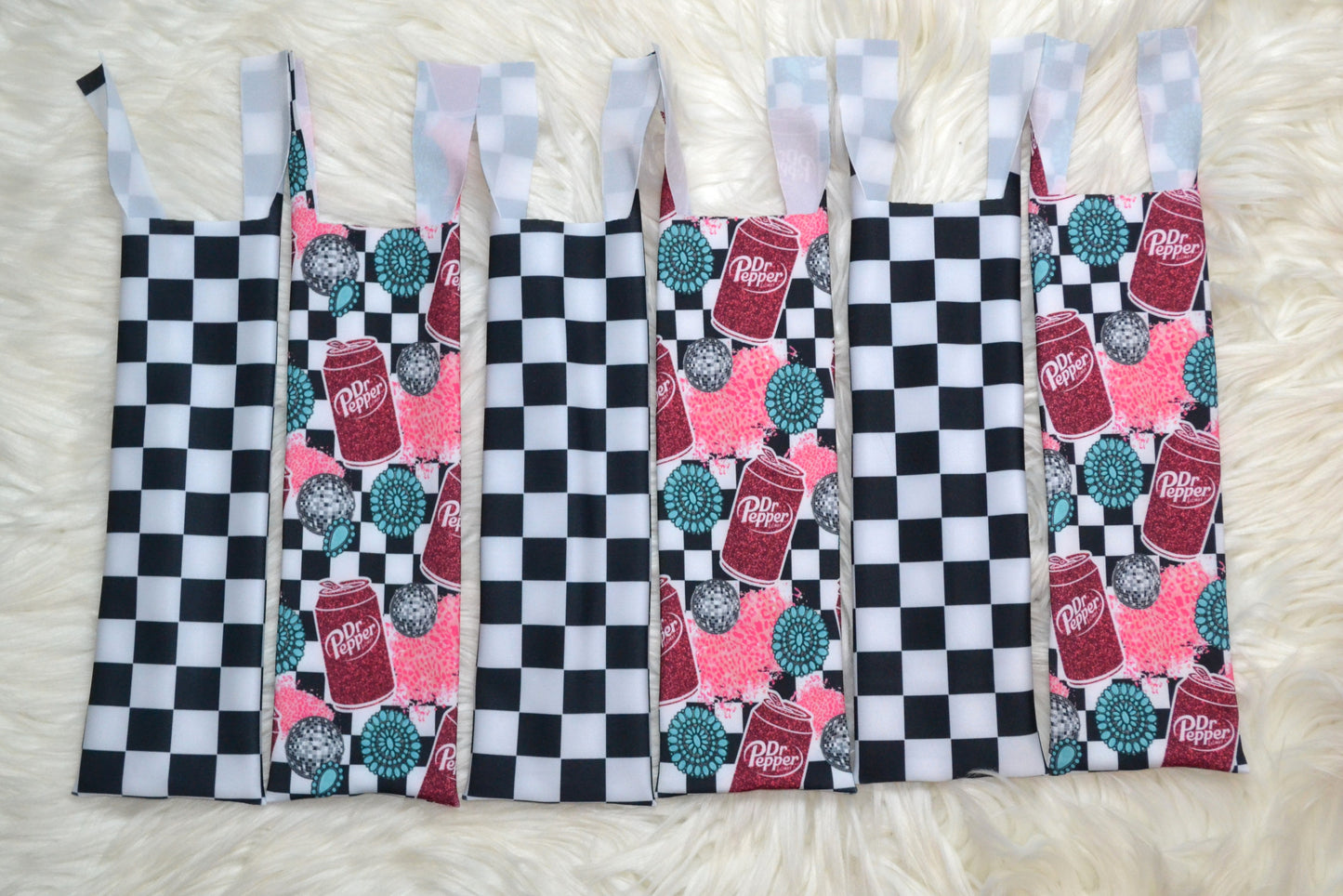 Western Doctor x Black Checker Mane Bags Set of 6