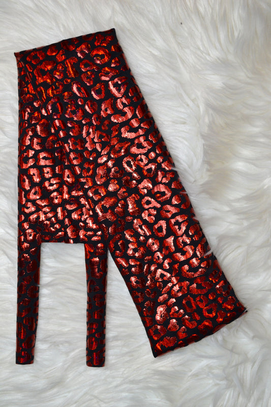 Red Cheetah Tail Bag