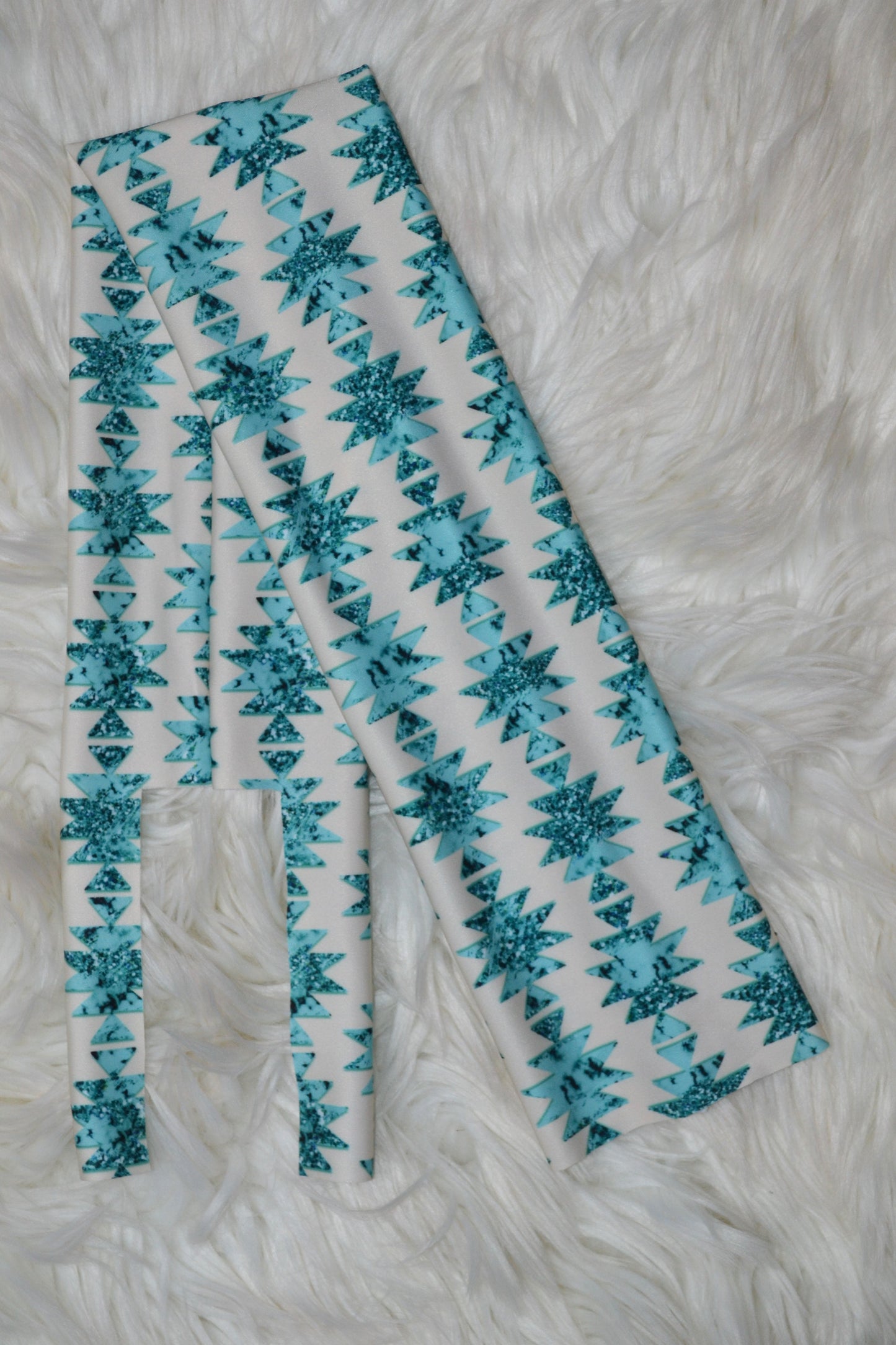 Turquoise Aztec Tail Bag