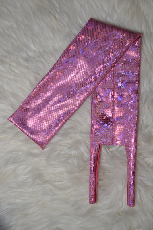 Light Pink Holographic Tail Bag