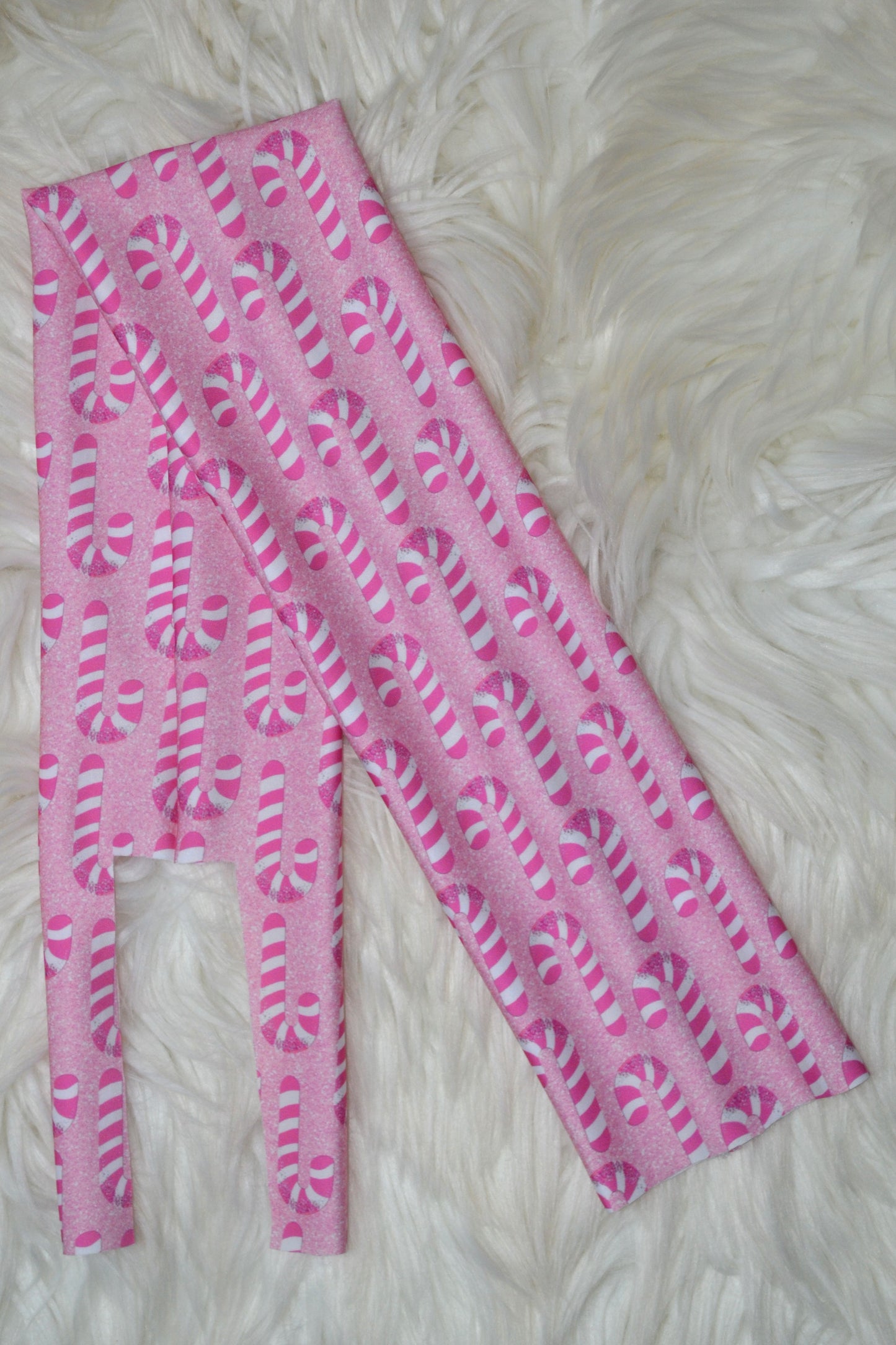 Pink Candy Cane Tail Bag