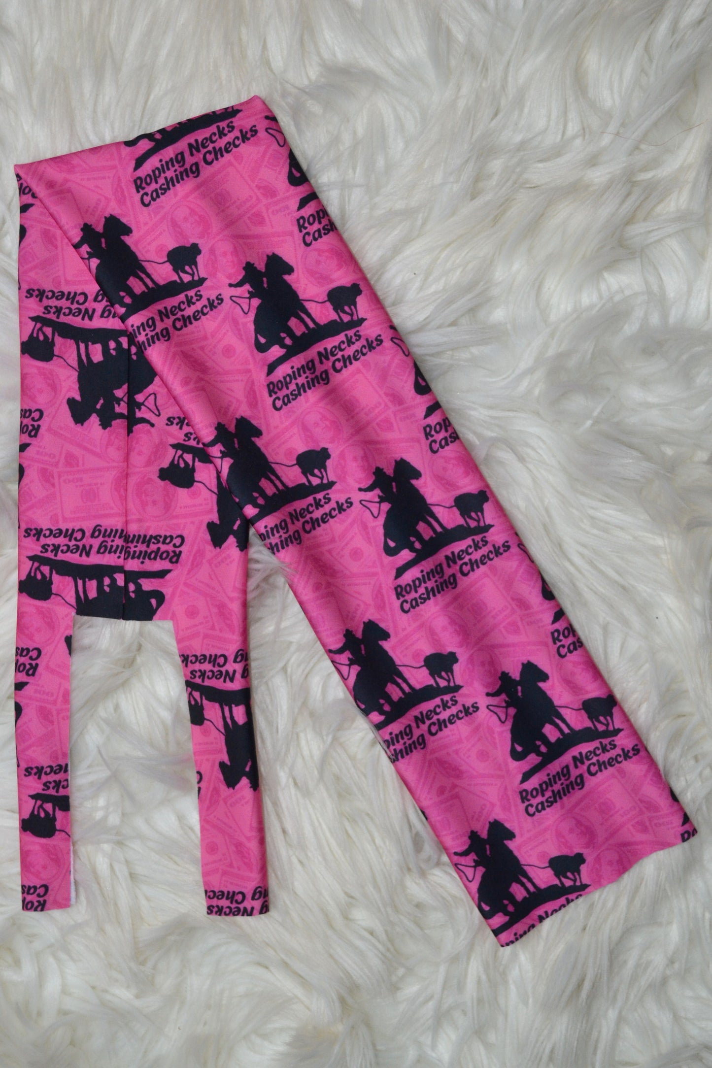 Pink Roping Necks Cashing Checks Breakaway Money Tail Bag