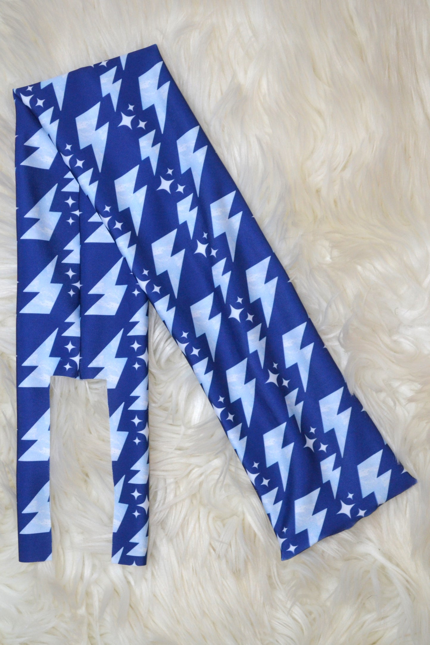 Blue Lightning Tail Bag