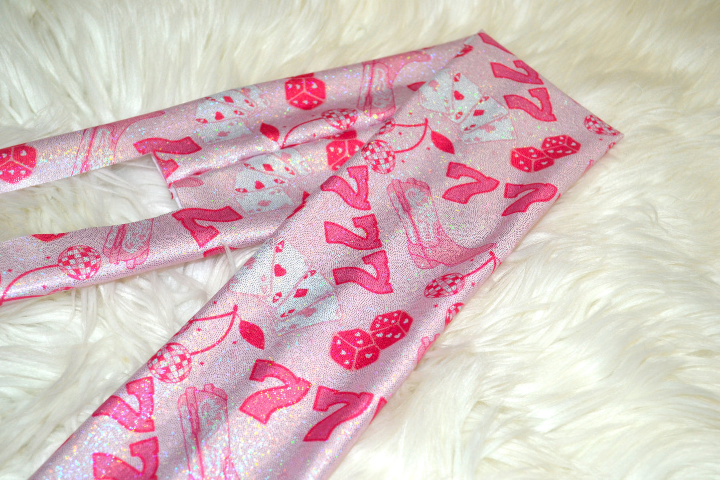 777 Western Pink Lucky Tail Bag Holographic