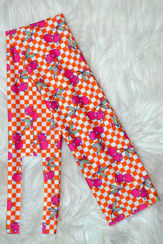 Cherry Check Tail Bag