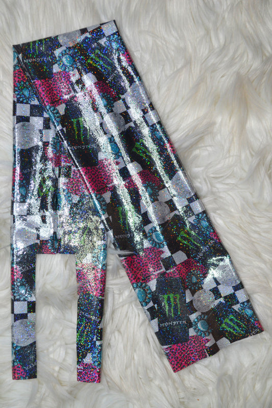 Western Check Tail Bag Holographic
