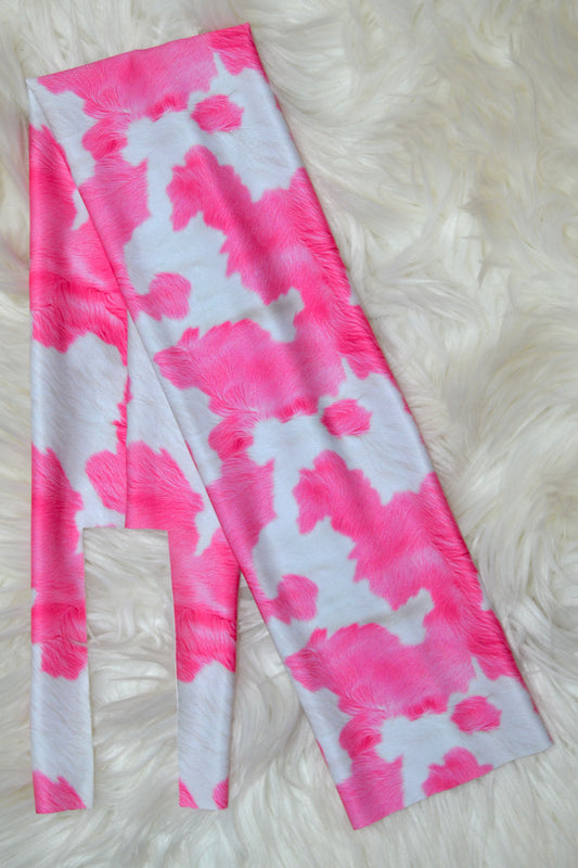 Pink Cow Tail Bag