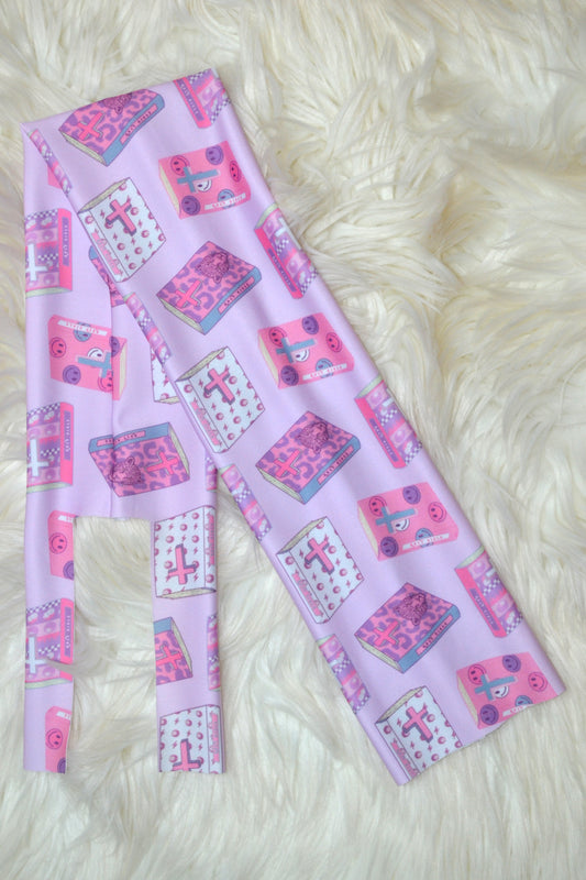 Pink Purple Bible Tail Bag