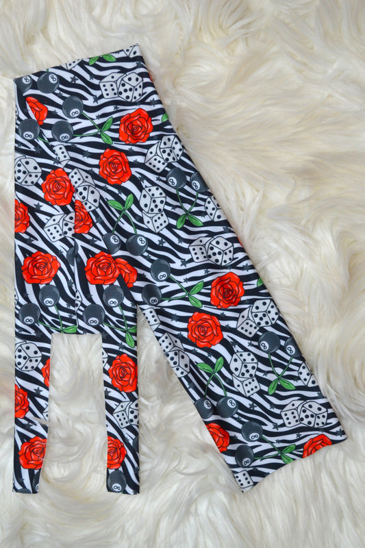 Zebra 8 Ball Cherry Tail Bag