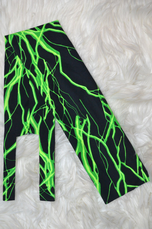 Neon Green Lightning Tail Bag