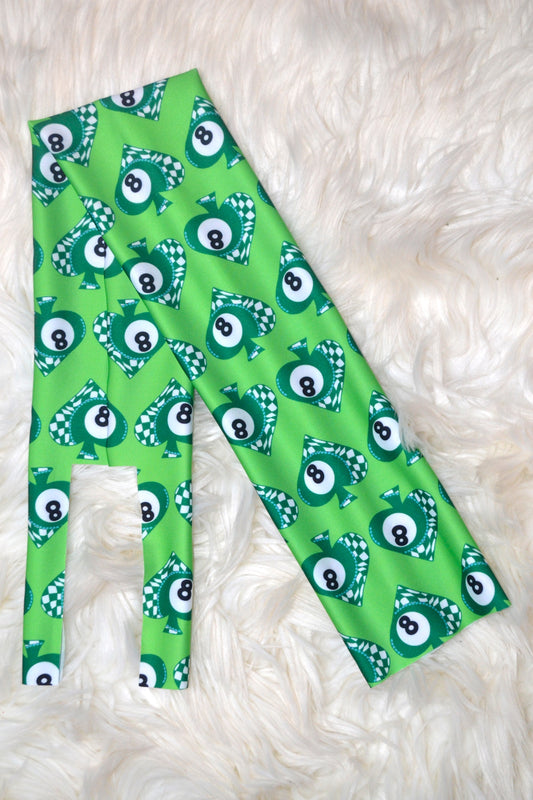 Green 8 Ball Spades Tail Bag
