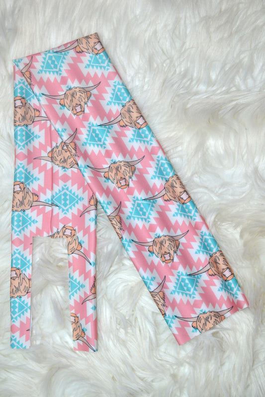 Cows and Aztec Tail Bag