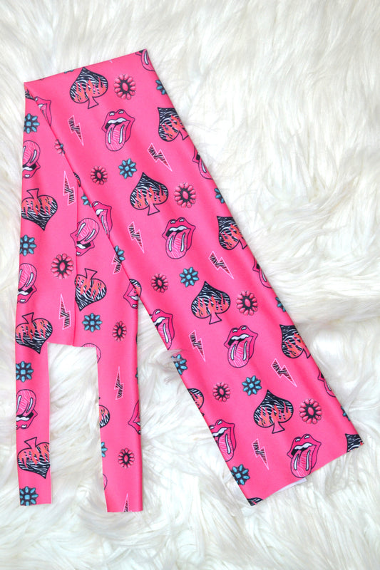 Pink Spade and Lightning Tail Bag