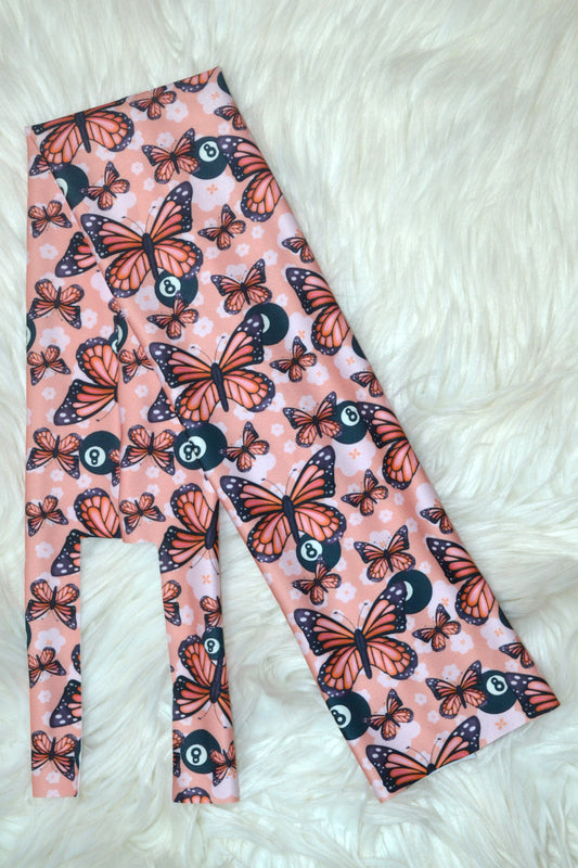 Butterfly and 8 Balls Tail Bag