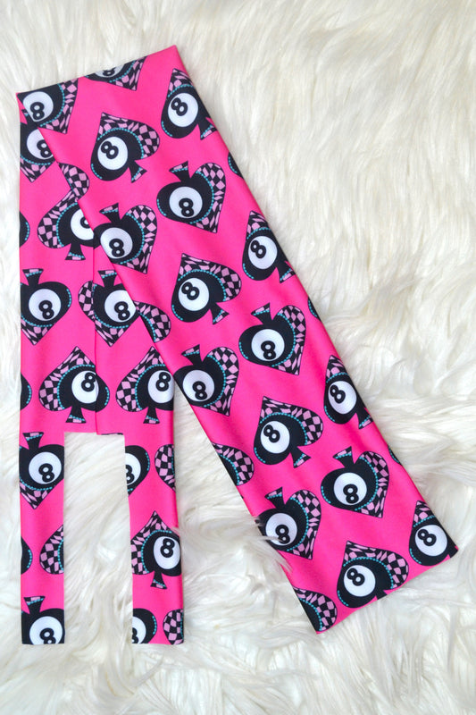Pink 8 Ball Spades Tail Bag
