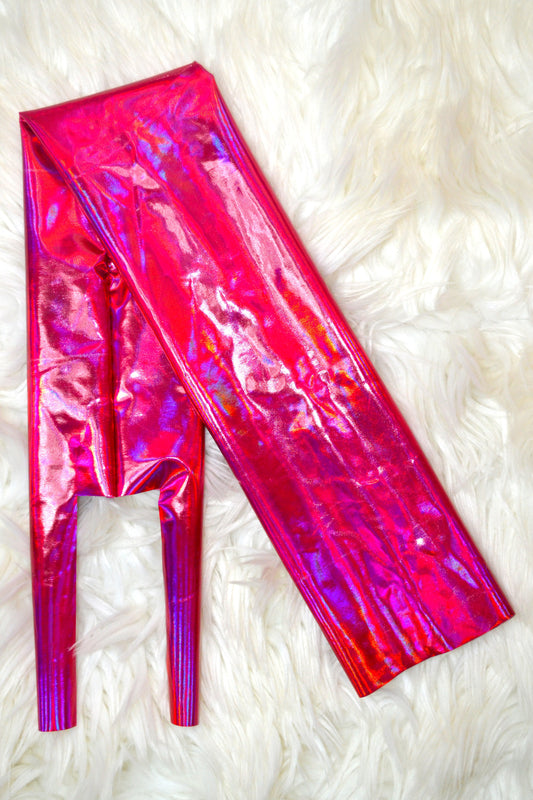 Rose Pink Tail Bag Iridescent