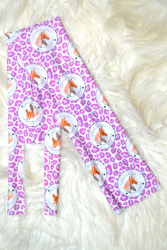 Classy and Flashy Purple Cheetah Tail Bag