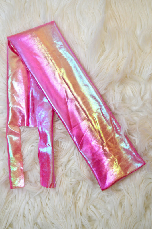 Peach Pink Tail Bag Iridescent