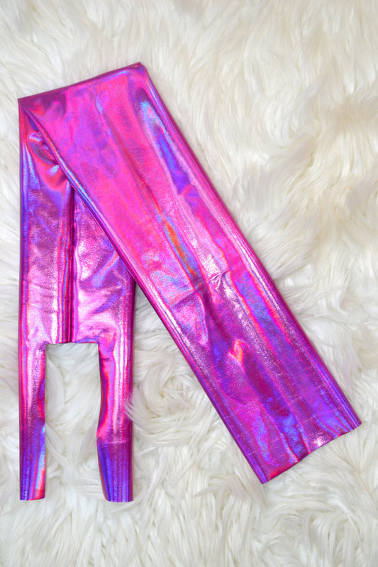 Purple Pink Tail Bag Iridescent