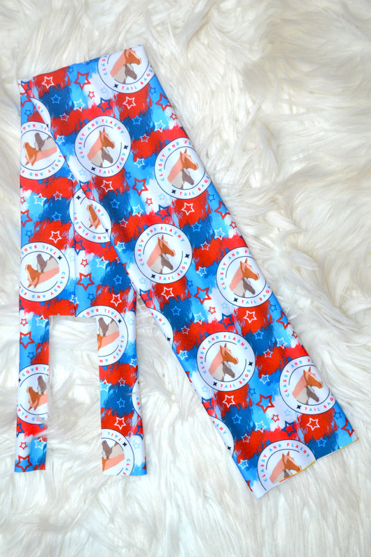Classy and Flashy Patriotic Tail Bag