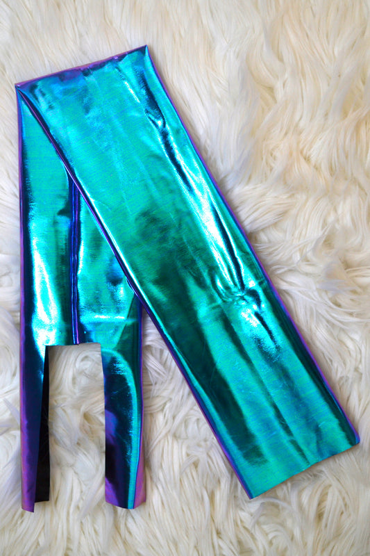 Purple Blue Color Shift Tail Bag Iridescent