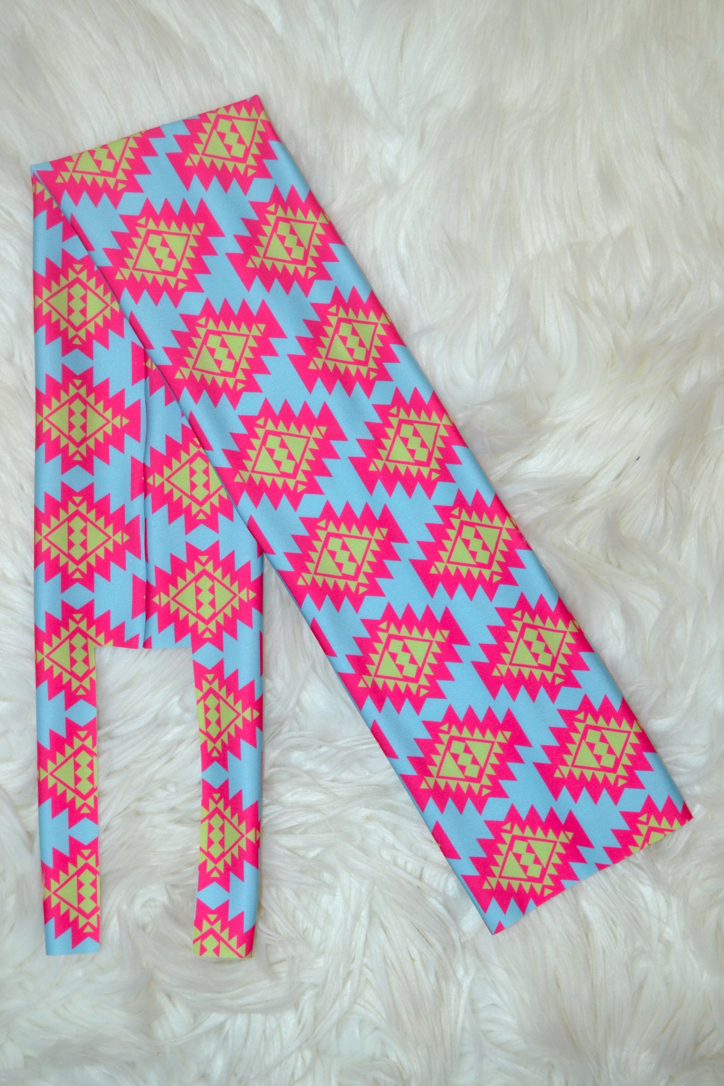 Neon Aztec Tail Bag