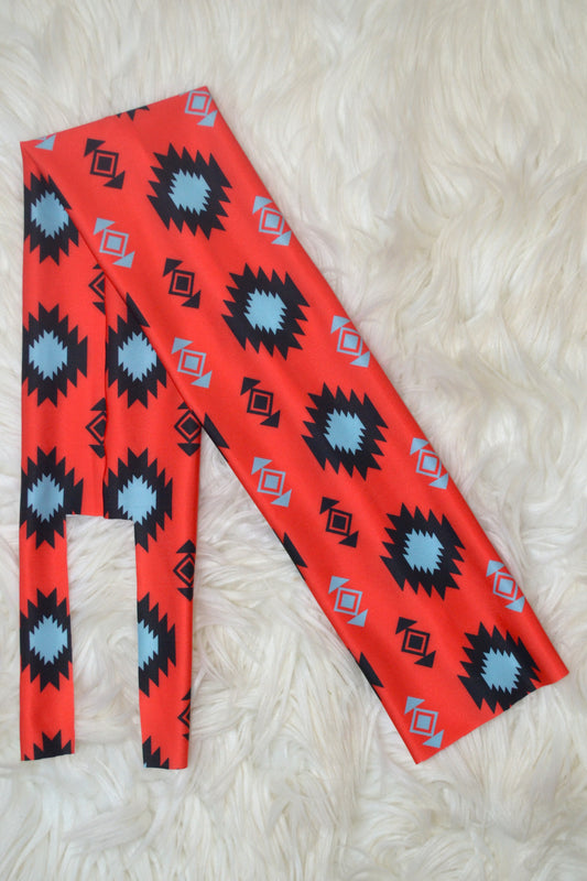 Red Aztec Tail Bag