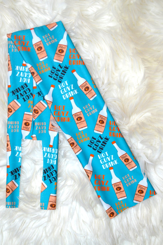 Hot Guyz Drink Teal Tail Bag