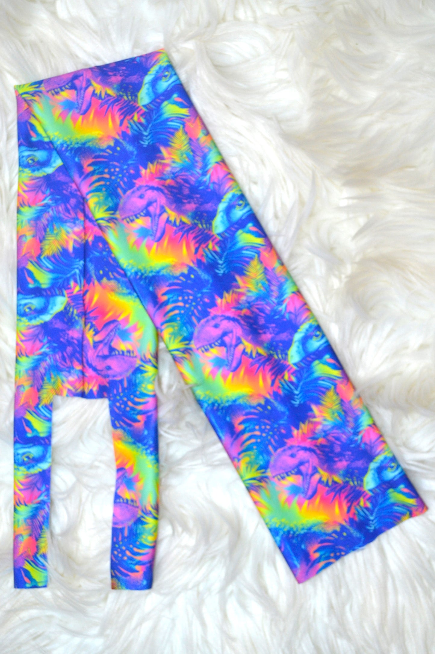 Neon Dinosaurs Tail Bag