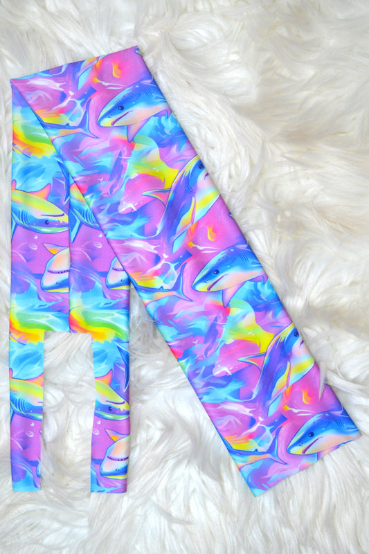 Neon Sharks Tail Bag