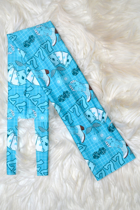 777 Western Teal Lucky Tail Bag