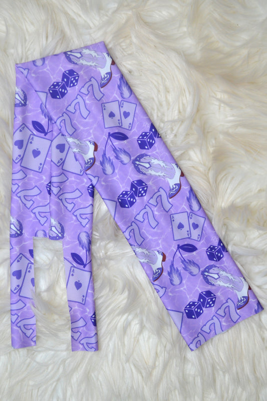 777 Western Purple Lucky Tail Bag
