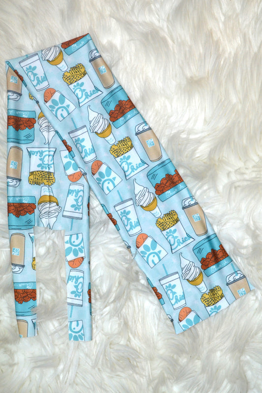 Teal Chicken Tail Bag