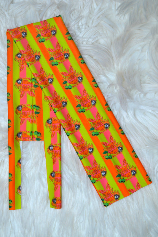 Neon Bunny Tail Bag