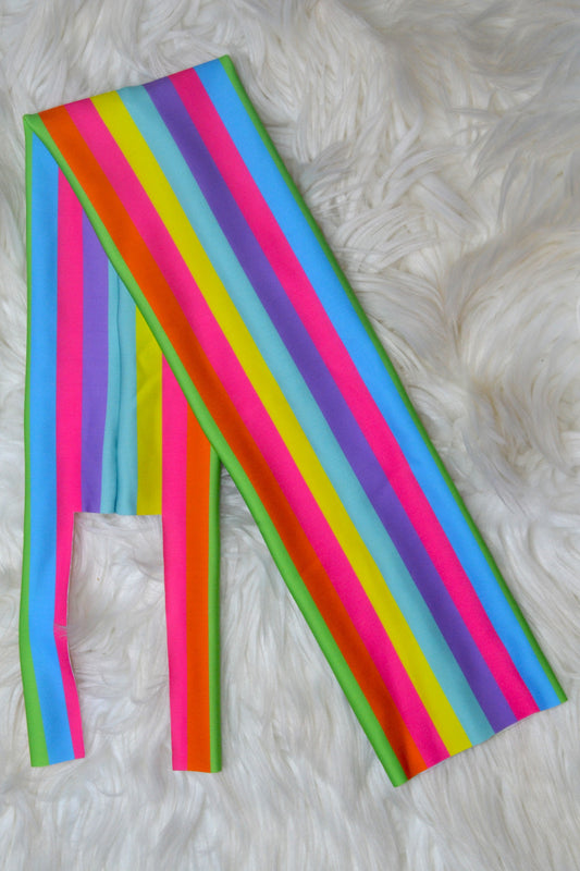 Rainbow Stripes Tail Bag