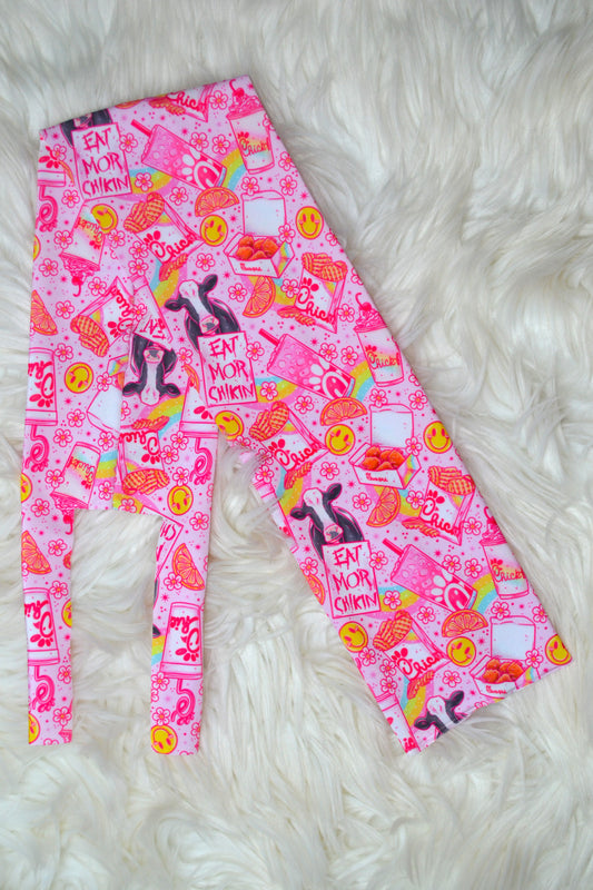 Pink Cow Tail Bag