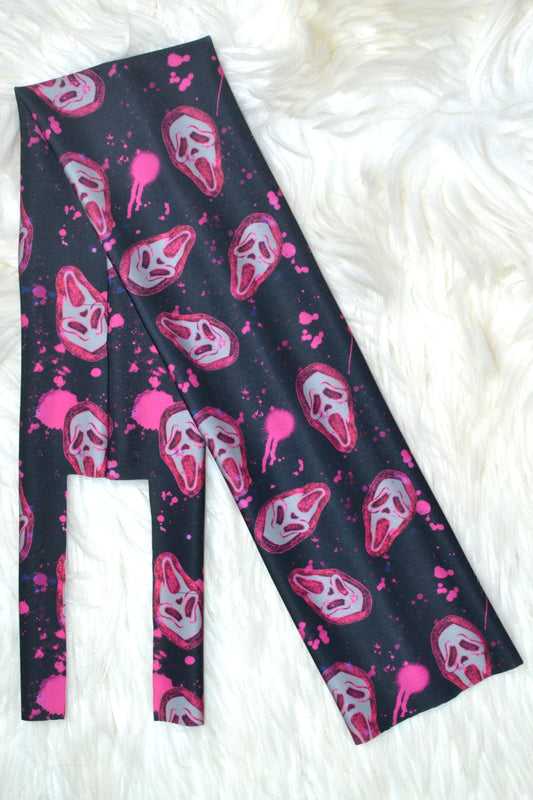 Pink Splattered Fear Tail Bag