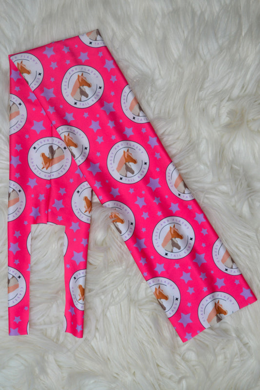 Classy and Flashy Star Hot Pink Tail Bag