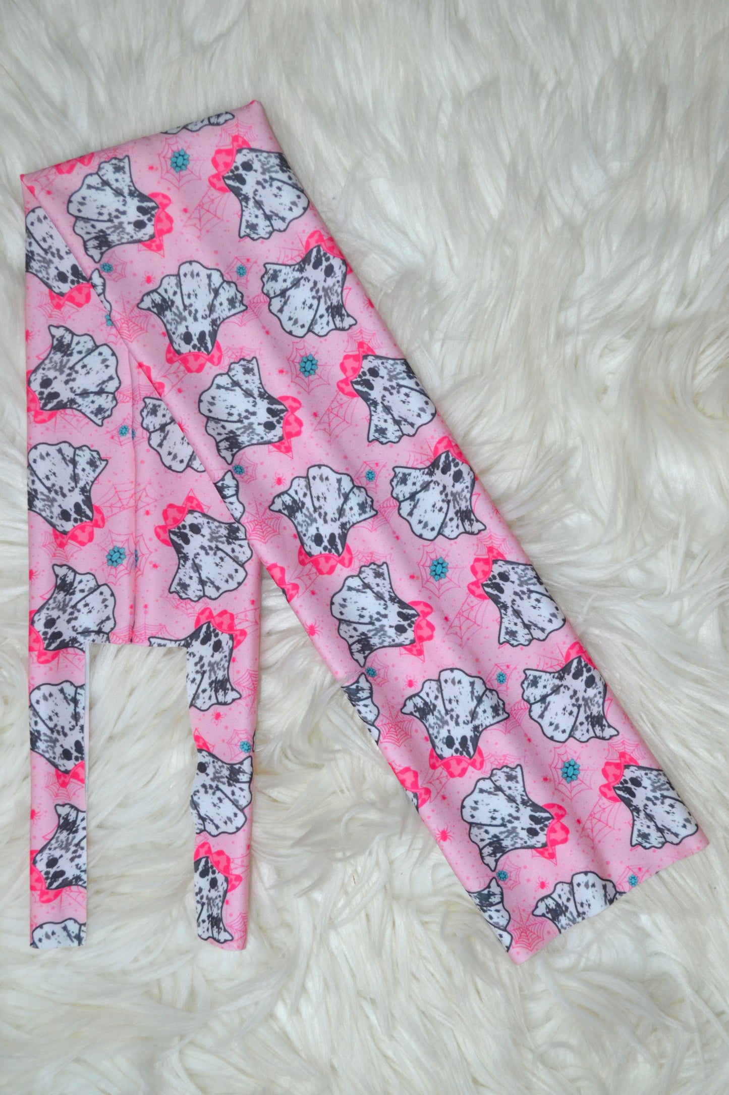 Pink Cow Ghosts Western Tail Bag