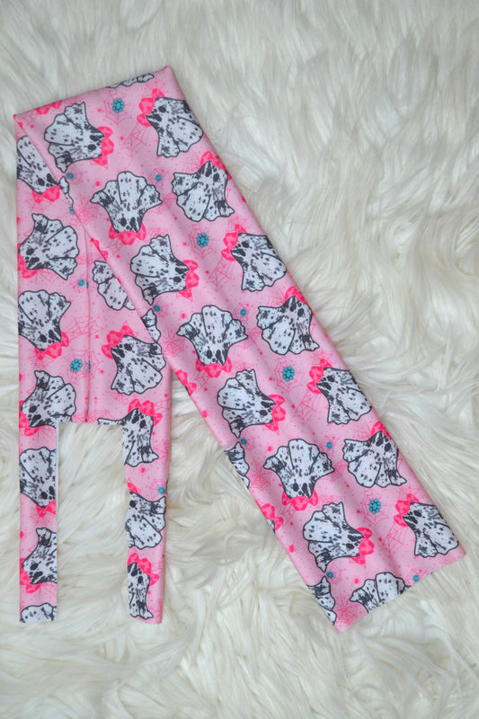 Pink Cow Ghosts Western Tail Bag