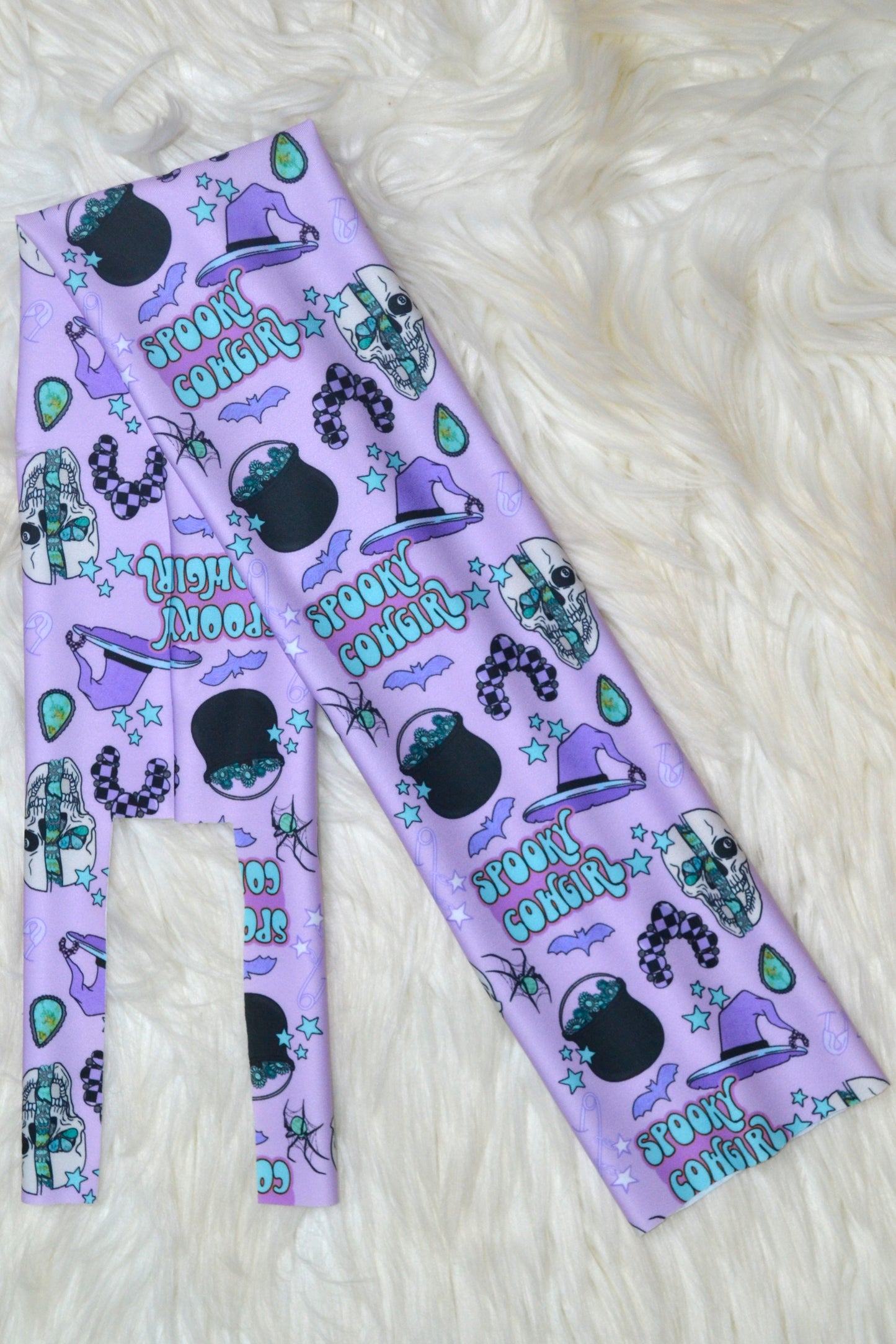 Purple Spooky Cowgirl Tail Bag