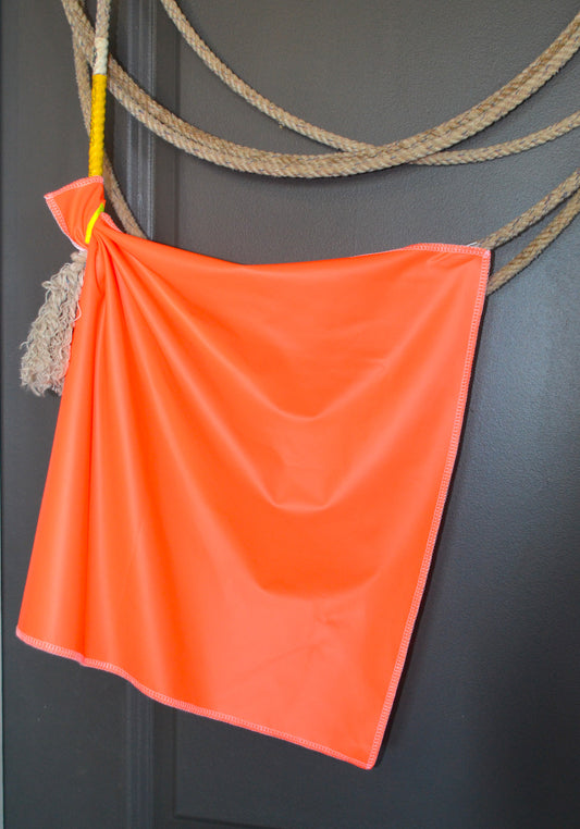 Neon Orange Breakaway Flag