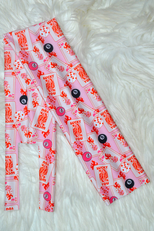 Pink Lucky You Cards Tail Bag